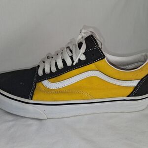 Vans Black and Yellow Sneakers